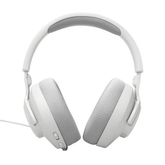 JBL Quantum 100M2 - White - Wired over-ear gaming headset with detachable mic and mute option - Back